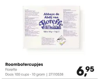 HANOS Roombotercupjes 10g aanbieding