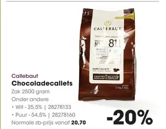 HANOS chocoladecallets 2500g aanbieding