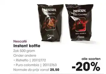 HANOS Instant koffie 500g aanbieding