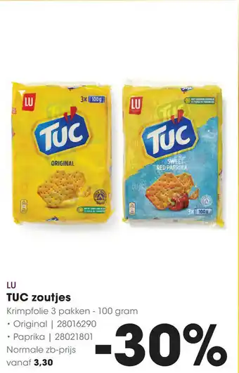 HANOS TUC zoutjes aanbieding