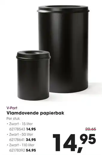 HANOS Vlamdovende paierbak aanbieding