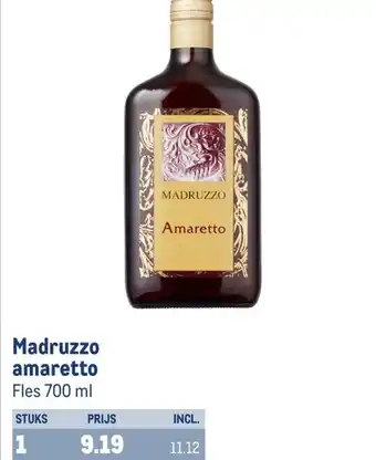 Makro Madruzzo amaretto fles 700 ml aanbieding