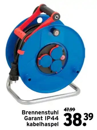 GAMMA Brennenstuhl Garant IP44 kabelhaspel aanbieding