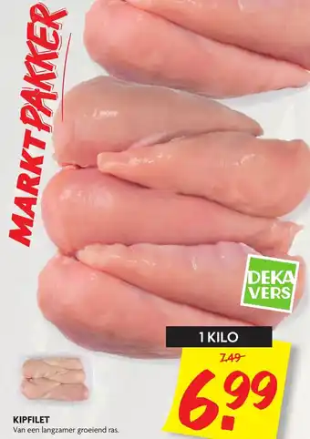 Dekamarkt Kipfilet 1kg aanbieding