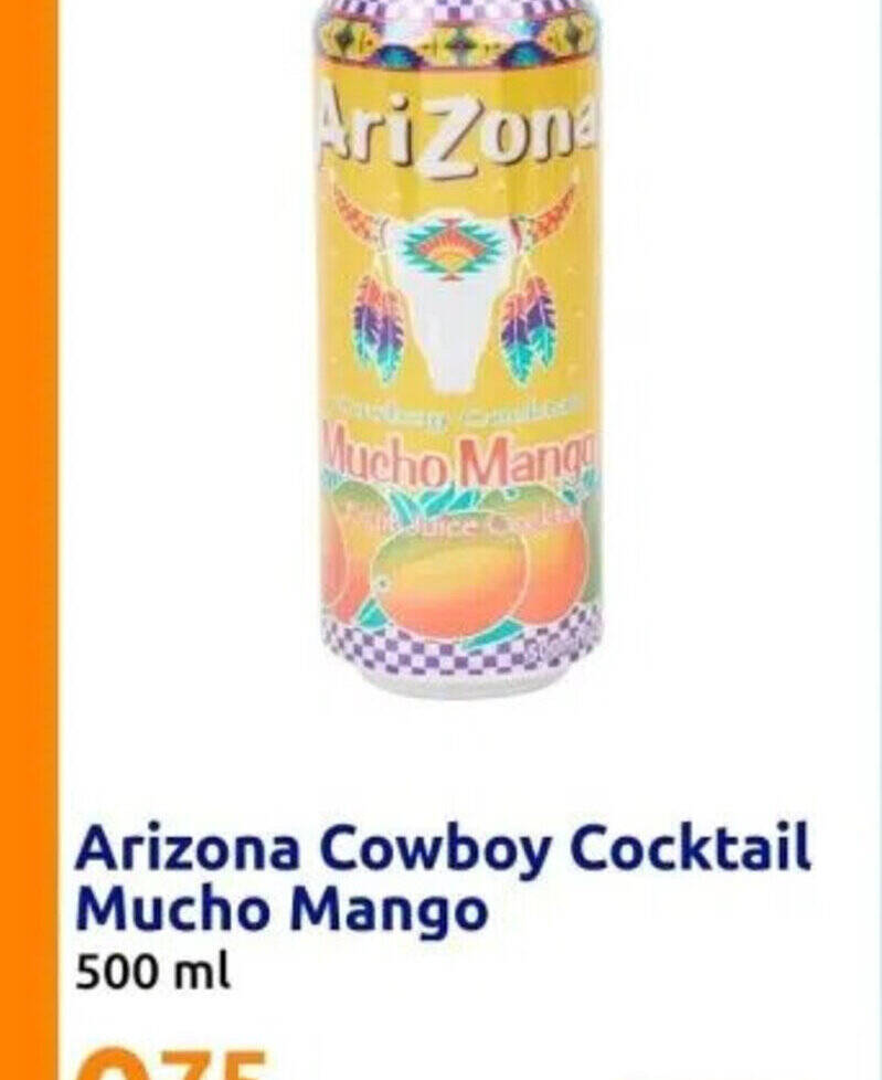 Arizona Cowboy Cocktail Mucho Mango 500 ml aanbieding bij Action