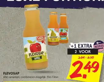 Dekamarkt Flevosap 2*1L aanbieding