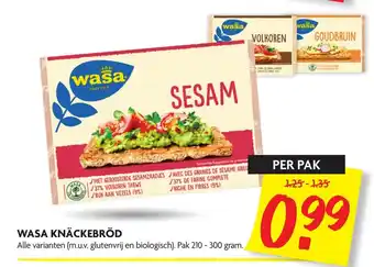 Dekamarkt Wasa Knaackebrood 210-300g aanbieding