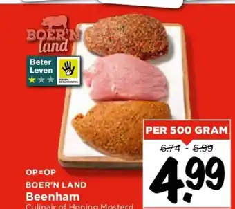 Vomar Voordeelmarkt Beenham 500 gram aanbieding