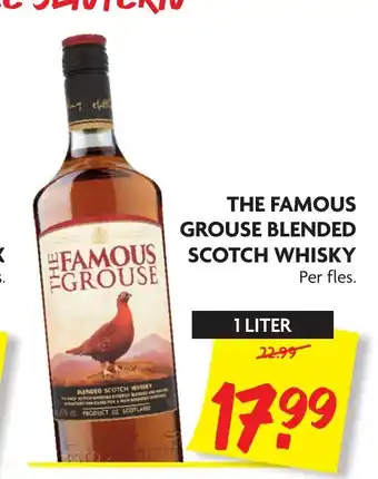 Dekamarkt The Famous Grouse whisky 1L aanbieding