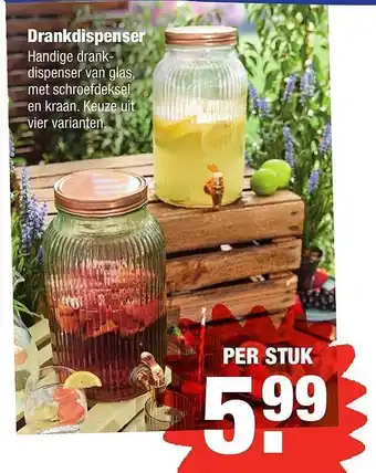 ALDI Drankdispenser aanbieding