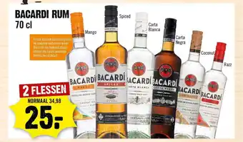 Dirck 3 Bacardi rum 70 cl aanbieding
