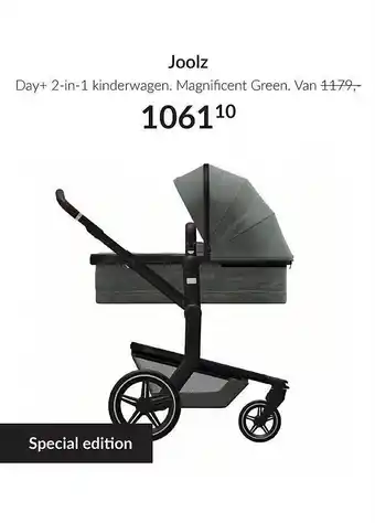 Babypark Joolz day+ 2-in-1 kinderwagen magnificent green aanbieding