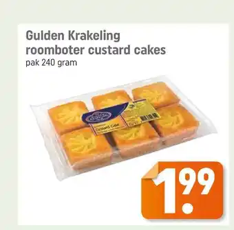 Lekker Makkelijk Gulden krakeling roomboter custard cakes 240 gram aanbieding