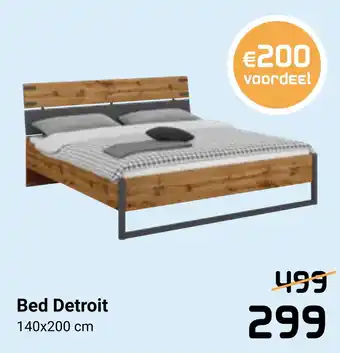 Beddenreus Bed detroit 140x200 cm aanbieding