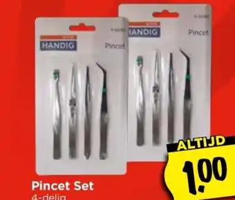 Vomar Voordeelmarkt Pincet set 4-delig aanbieding