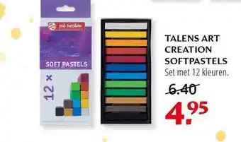 Boekhandel Plukker Talens art creation softpastels aanbieding