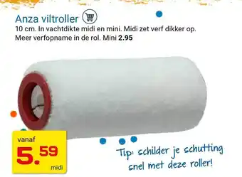 Kluswijs Anza viltroller aanbieding