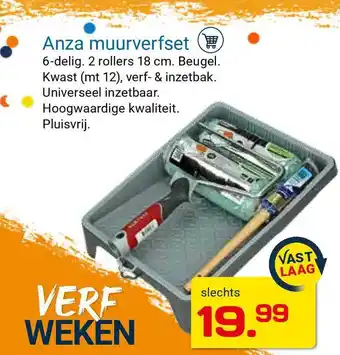 Kluswijs Anza muurverfset aanbieding