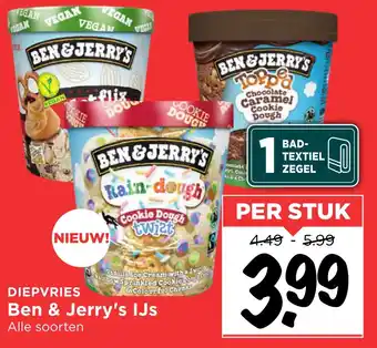 Vomar Voordeelmarkt Ben & jerry's ijs aanbieding