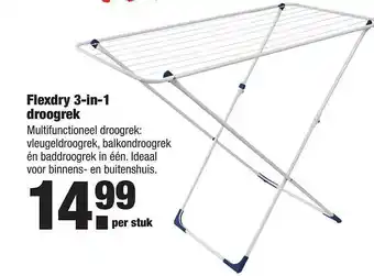 ALDI Flexdry 3-in-1 droogrek aanbieding