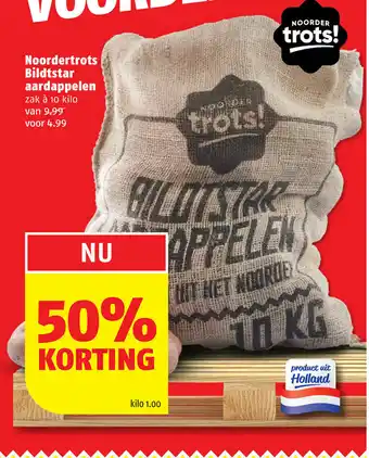 Poiesz Noordertrots Bildstar aardappelen aanbieding