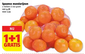 Poiesz Spanse mandarijnen 750g aanbieding