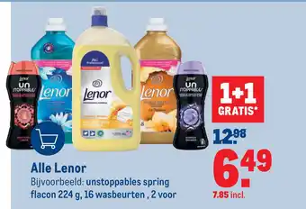 Makro Alle lenor 224 g aanbieding