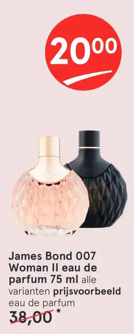 Etos James Bond 7 Woman II eau de parfum 75ml aanbieding