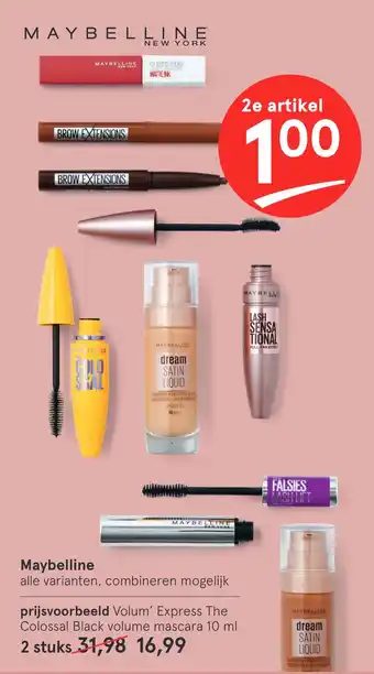 Etos Maybelline 10ml aanbieding