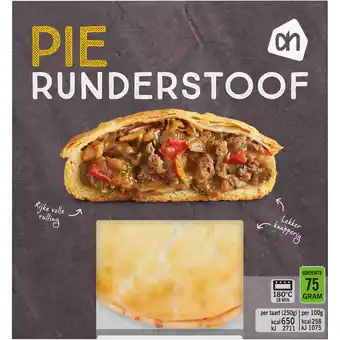 Albert Heijn AH Pie runderstoof ui aanbieding