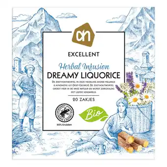 Albert Heijn AH Excellent Herb infused dreamy liquorice aanbieding