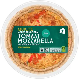 Albert Heijn AH Volkoren quiche tomaat mozzarella aanbieding