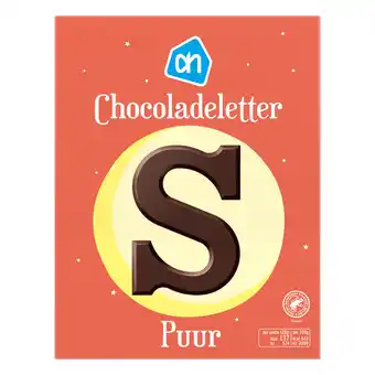 Albert Heijn AH Chocoladeletter puur aanbieding