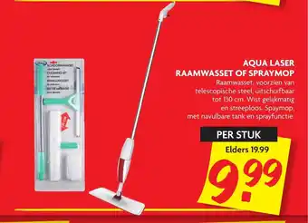 Dekamarkt Aqua Laser raamwasset of spraymop aanbieding