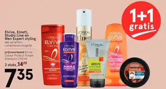 Etos Elvive, Elnett, Studio Line en Men Expert styling 200ml aanbieding