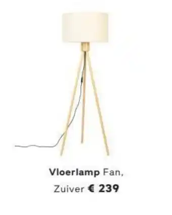 fonQ Vloerlamp Fan, Zuiver aanbieding