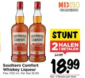 Vomar Voordeelmarkt Southern comfort whiskey liqueur aanbieding