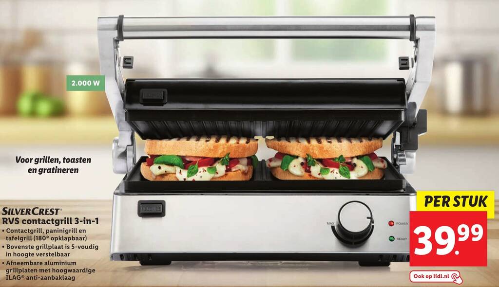 BEHOME Elektrische grillpan met dubbele grillplaat van gietijzer, anti-aanbaklaag, 1800 watt, elektrische grill met instelbare temperatuur en vetopvangbak