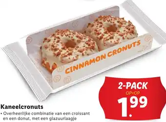 Lidl Kaneelcronuts aanbieding