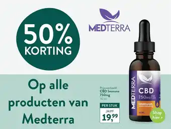 Holland & Barrett Op alle producten van medterra aanbieding