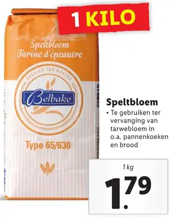 Lidl Speltbloem 1kg aanbieding