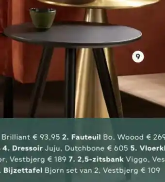 fonQ Bijzettafel Bjorn set van 2, Vestbjerg aanbieding