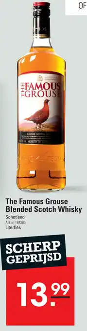 Sligro The Famous Grouse whisky 1L aanbieding