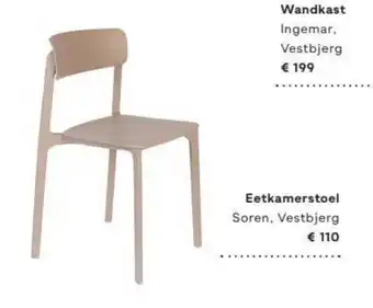 fonQ Eetkamerstoel Soren, Vestbjerg aanbieding