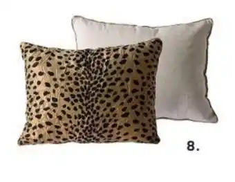 fonQ Sierkussen Flock Print Panther, HKliving aanbieding