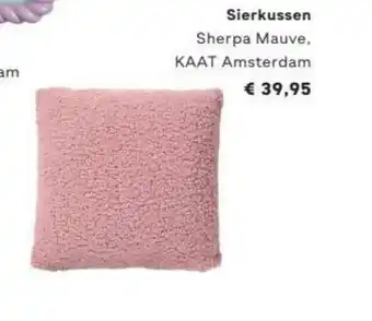 fonQ Sierkussen Sherpa Mauve, KAAT Amsterdam aanbieding