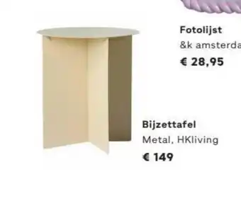 fonQ Bijzettafel Metal, HKliving aanbieding