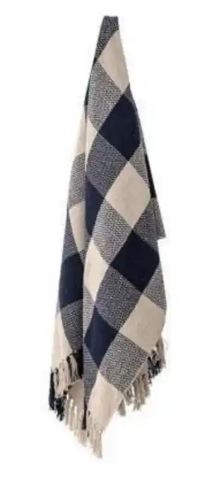 fonQ Plaid Throw, Bloomingville aanbieding