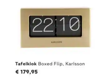 fonQ Tafelklok Boxed Flip, Karlsson aanbieding