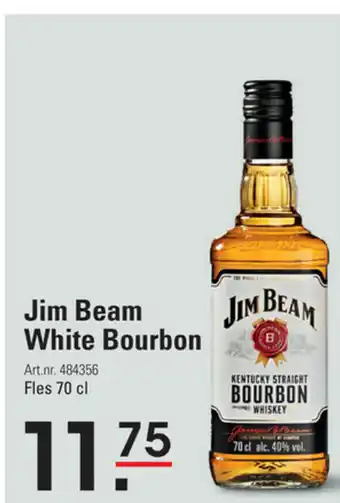 Sligro Jim Beam White Bourbon 700ml aanbieding